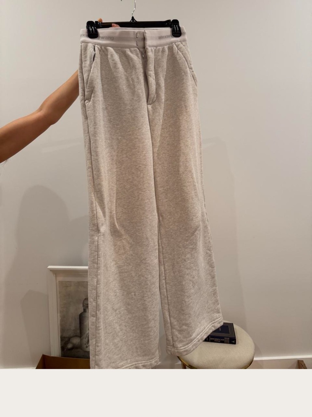 Alexander Wang Kids Cream Wide-Leg Sweatpants